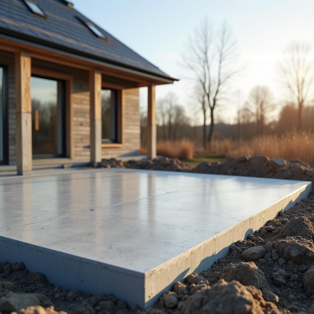 Gjutning av platta - Uppsala