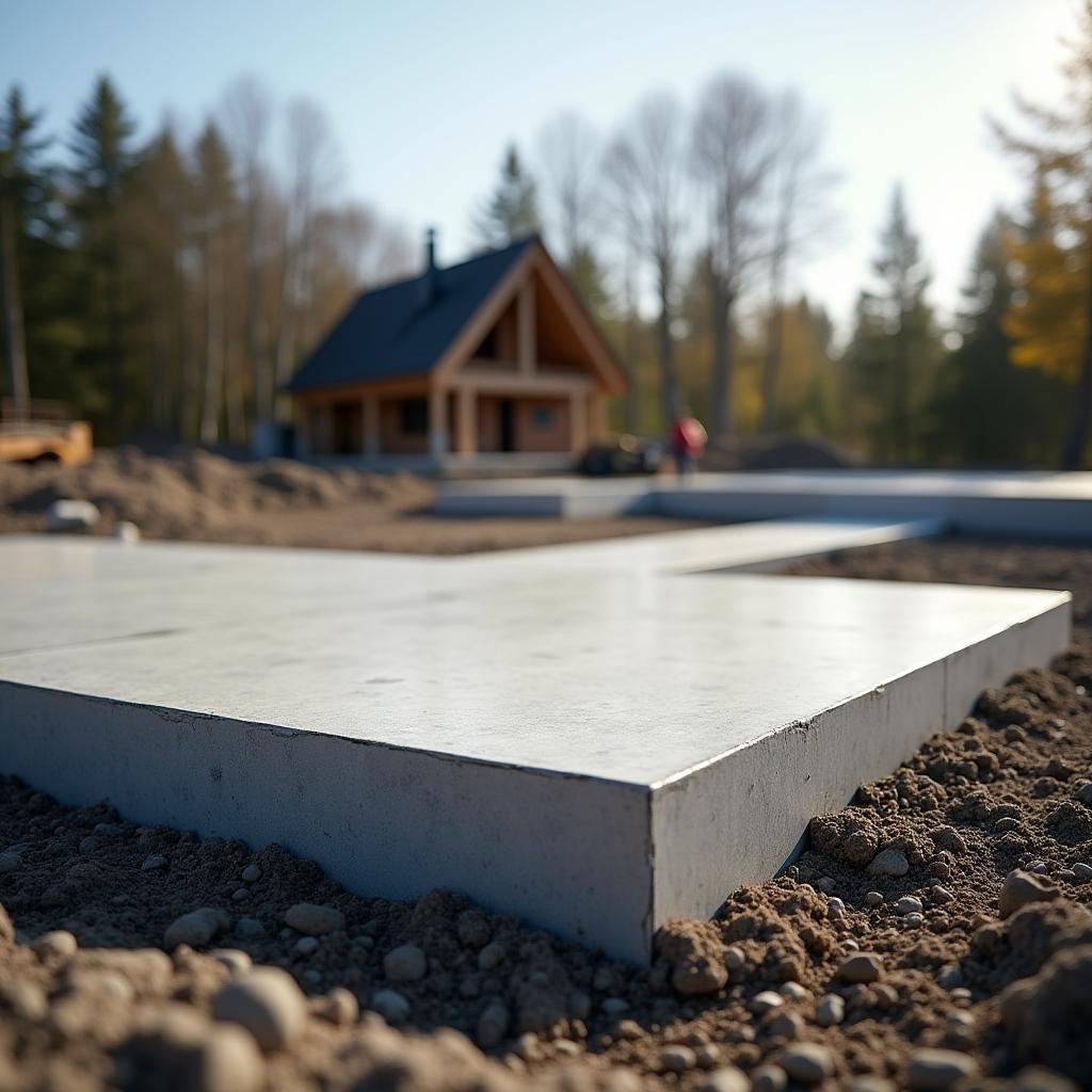 Gjutning av platta - Uppsala